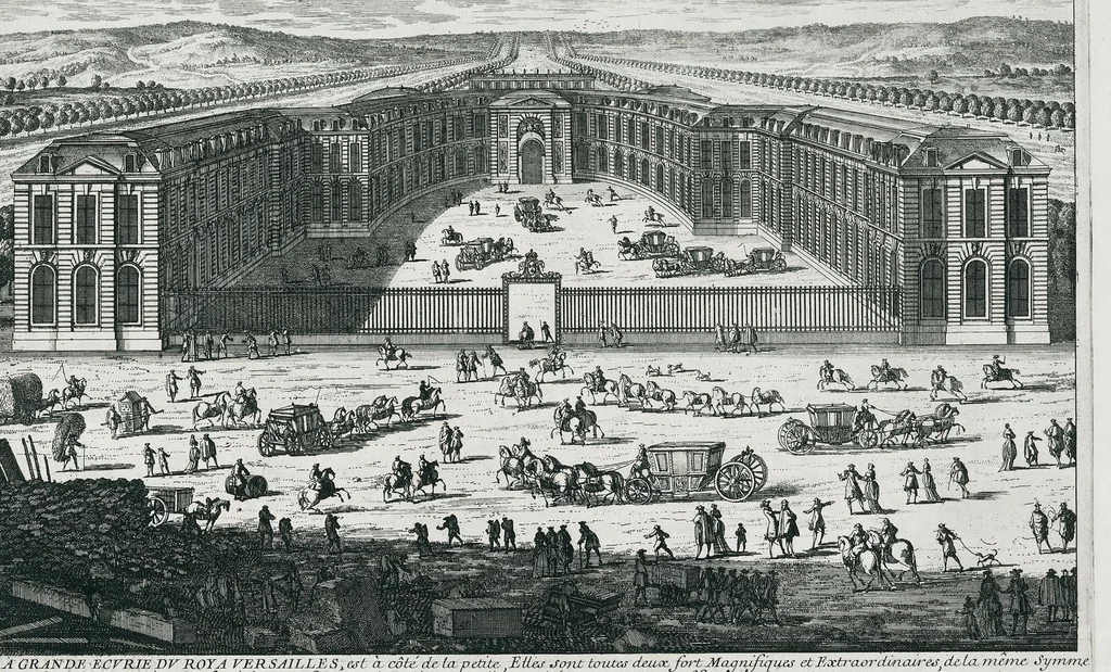 An illustration from [Perelle engravings of Paris, royal residences, chateaux of France with additional engravings by Silvestre and Aveline], 1640, leaf 110