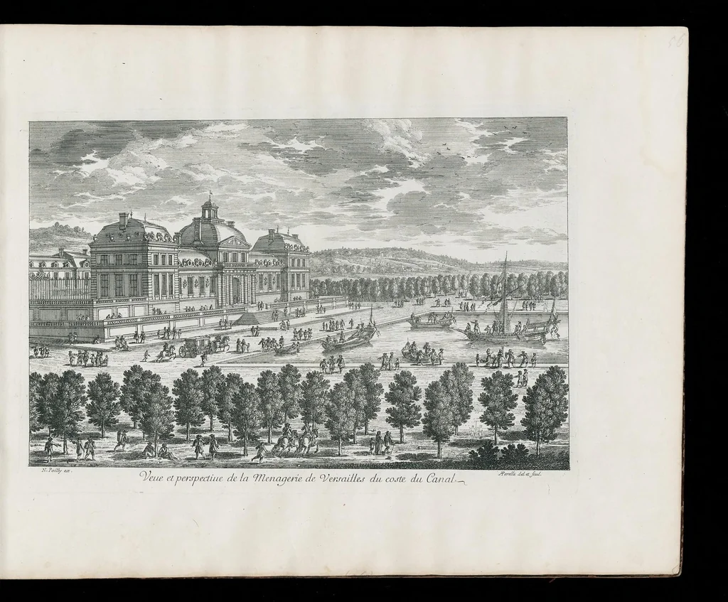 An illustration from [Perelle engravings of Paris, royal residences, chateaux of France with additional engravings by Silvestre and Aveline], 1640, leaf 118