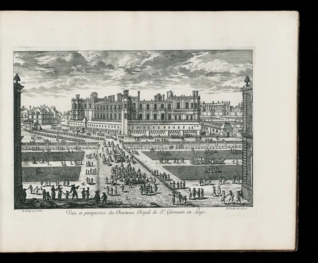 An illustration from [Perelle engravings of Paris, royal residences, chateaux of France with additional engravings by Silvestre and Aveline], 1640, leaf 160