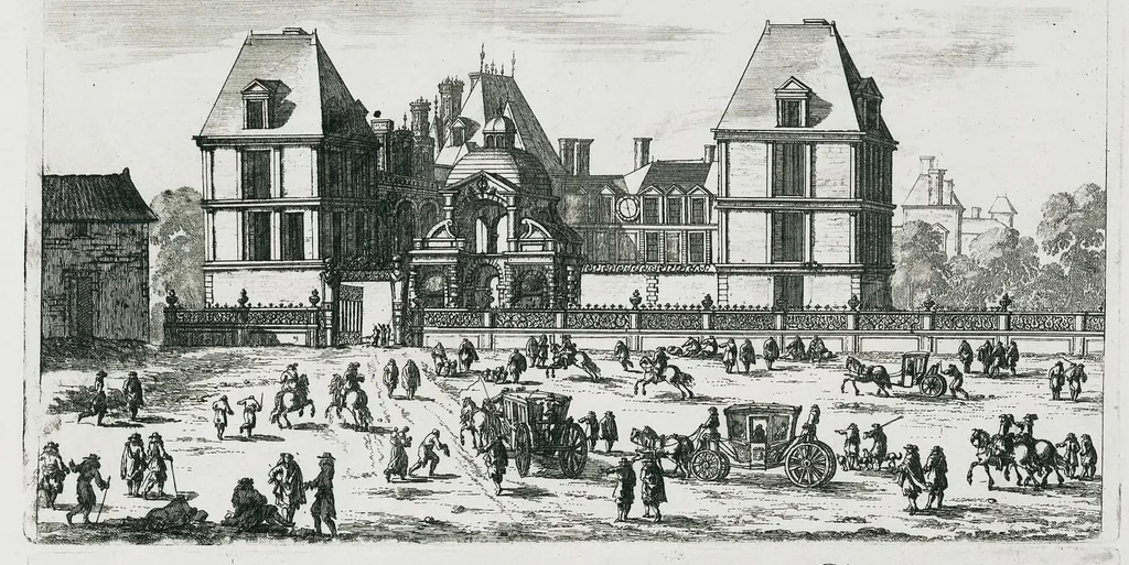 An illustration from [Perelle engravings of Paris, royal residences, chateaux of France with additional engravings by Silvestre and Aveline], 1640, leaf 172