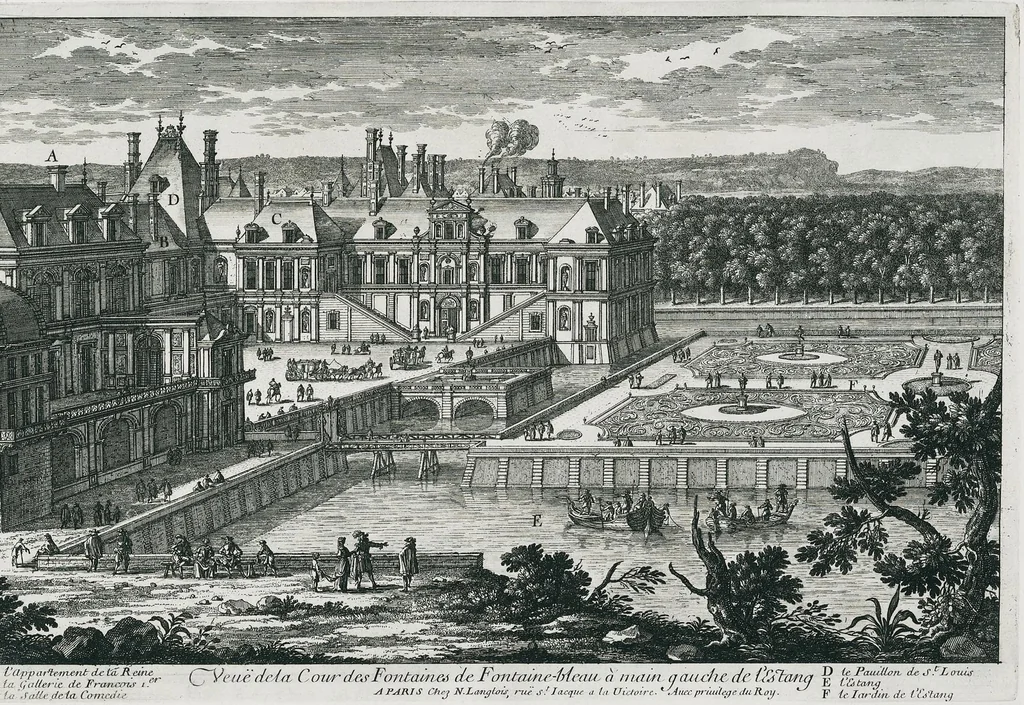An illustration from [Perelle engravings of Paris, royal residences, chateaux of France with additional engravings by Silvestre and Aveline], 1640, leaf 176