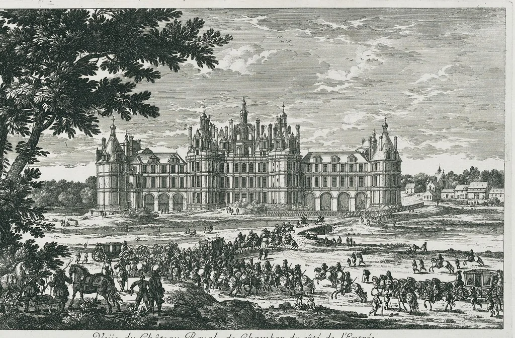An illustration from [Perelle engravings of Paris, royal residences, chateaux of France with additional engravings by Silvestre and Aveline], 1640, leaf 192