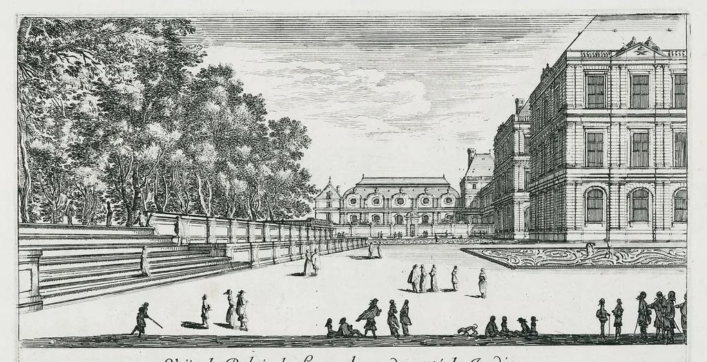 An illustration from [Perelle engravings of Paris, royal residences, chateaux of France with additional engravings by Silvestre and Aveline], 1640, leaf 224