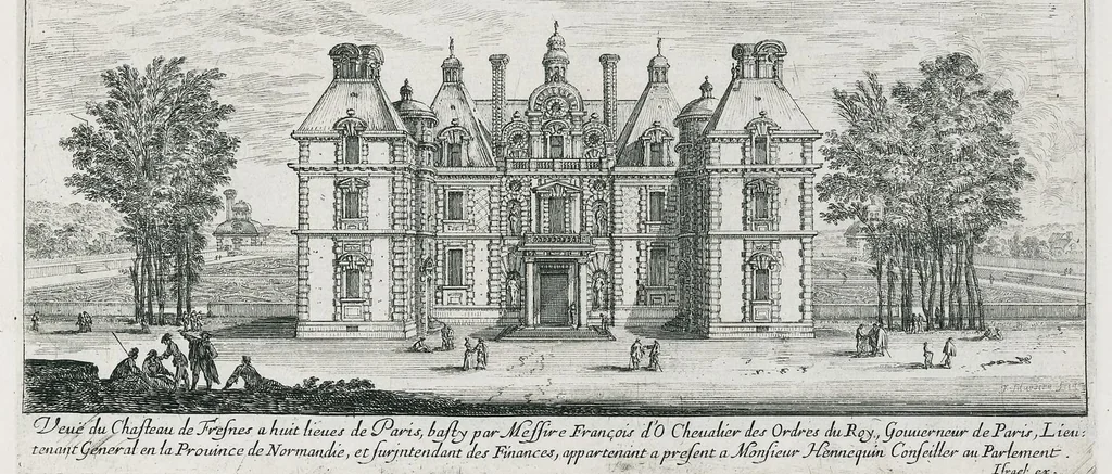An illustration from [Perelle engravings of Paris, royal residences, chateaux of France with additional engravings by Silvestre and Aveline], 1640, leaf 230