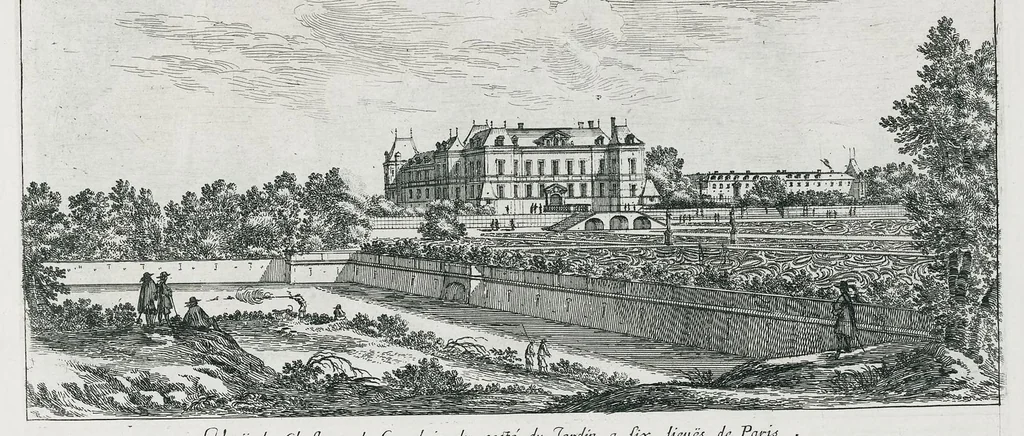 An illustration from [Perelle engravings of Paris, royal residences, chateaux of France with additional engravings by Silvestre and Aveline], 1640, leaf 304