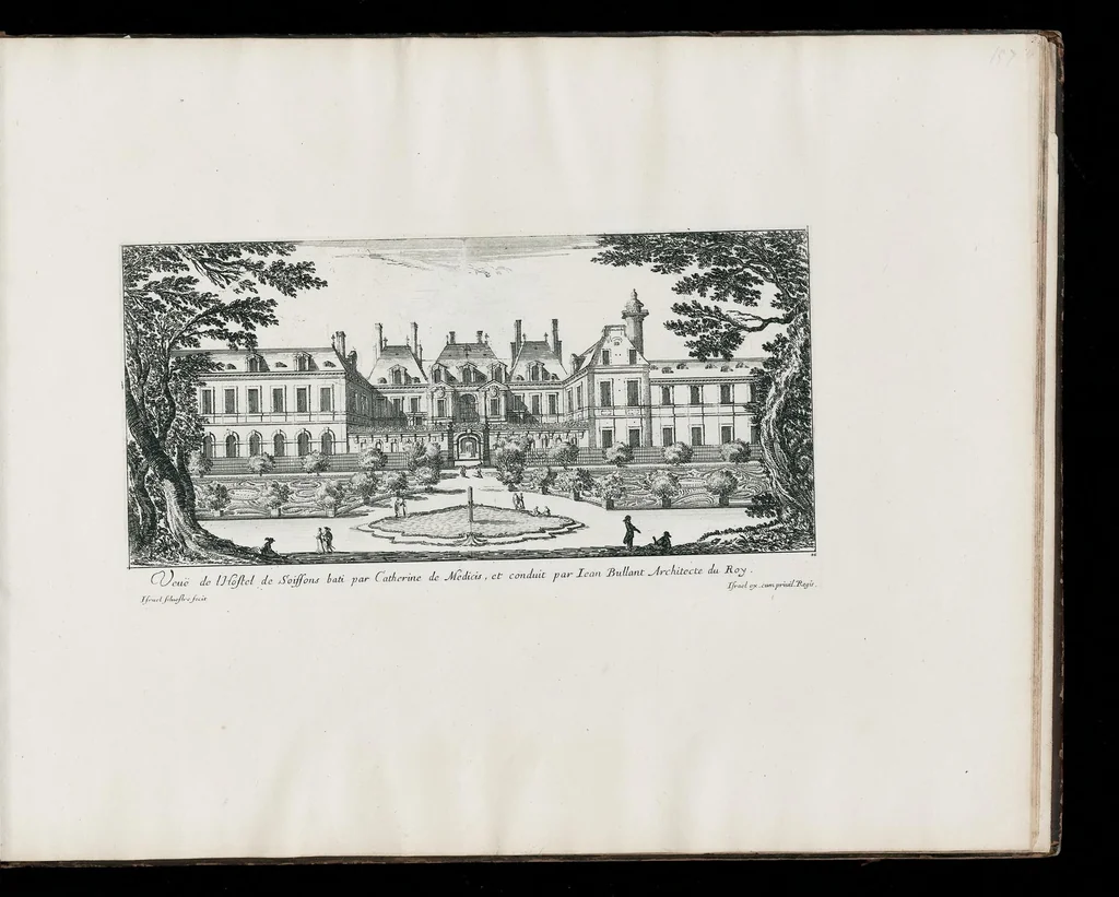 An illustration from [Perelle engravings of Paris, royal residences, chateaux of France with additional engravings by Silvestre and Aveline], 1640, leaf 322