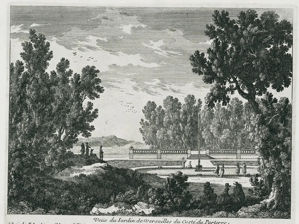 An illustration from [Perelle engravings of Paris, royal residences, chateaux of France with additional engravings by Silvestre and Aveline], 1640, leaf 34