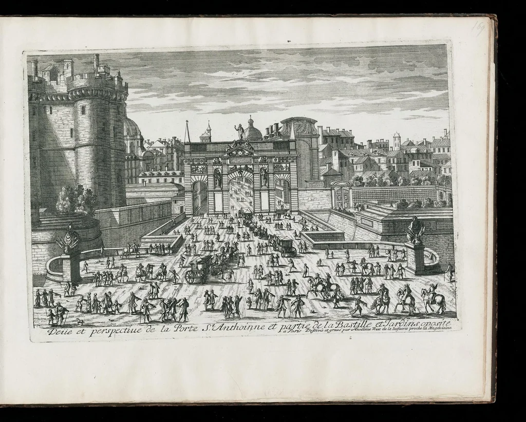 An illustration from [Perelle engravings of Paris, royal residences, chateaux of France with additional engravings by Silvestre and Aveline], 1640, leaf 346