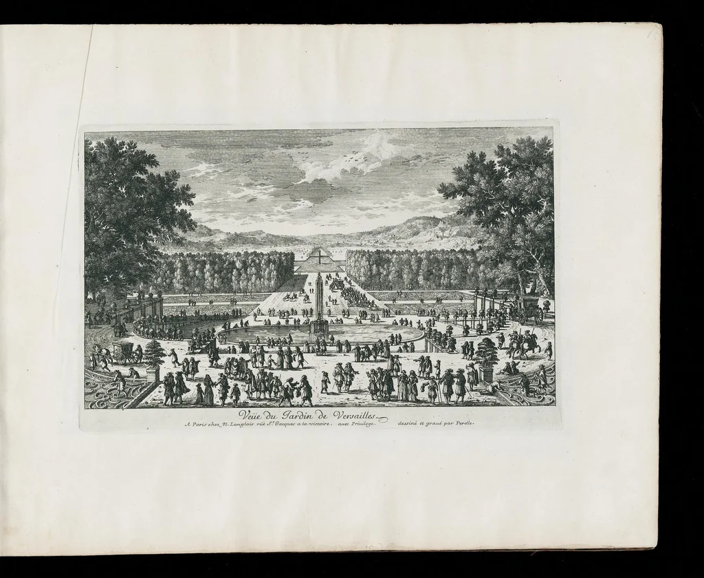 An illustration from [Perelle engravings of Paris, royal residences, chateaux of France with additional engravings by Silvestre and Aveline], 1640, leaf 36
