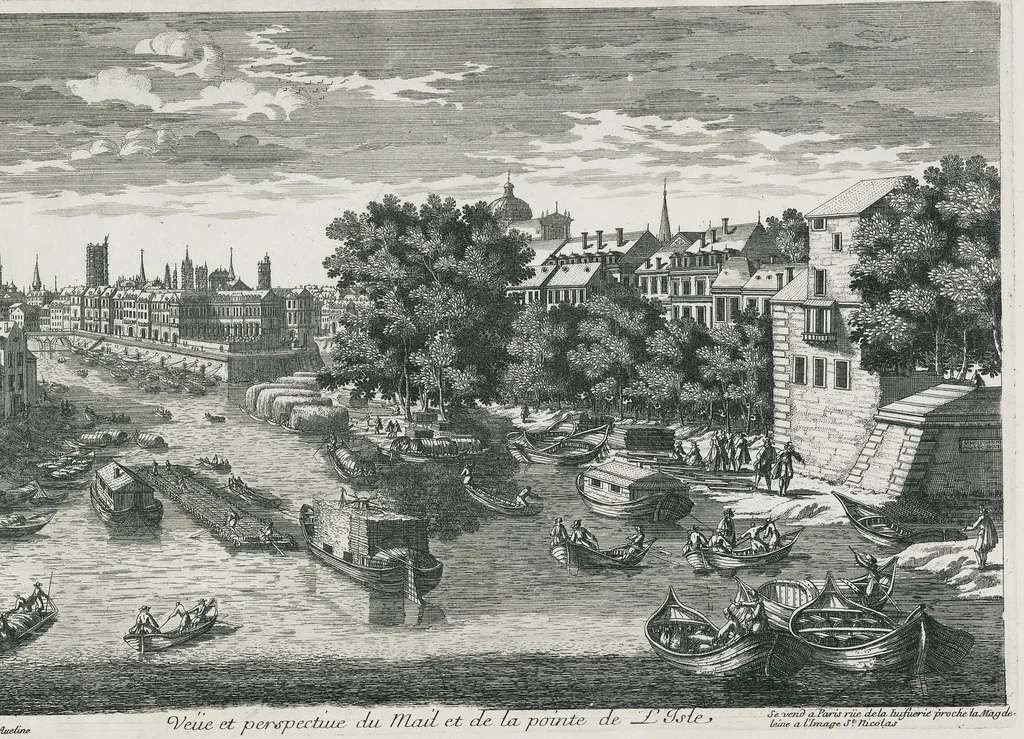 An illustration from [Perelle engravings of Paris, royal residences, chateaux of France with additional engravings by Silvestre and Aveline], 1640, leaf 360