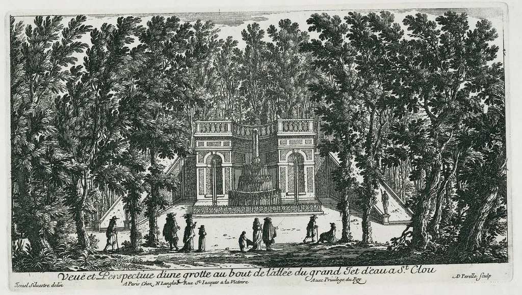 An illustration from [Perelle engravings of Paris, royal residences, chateaux of France with additional engravings by Silvestre and Aveline], 1640, leaf 10