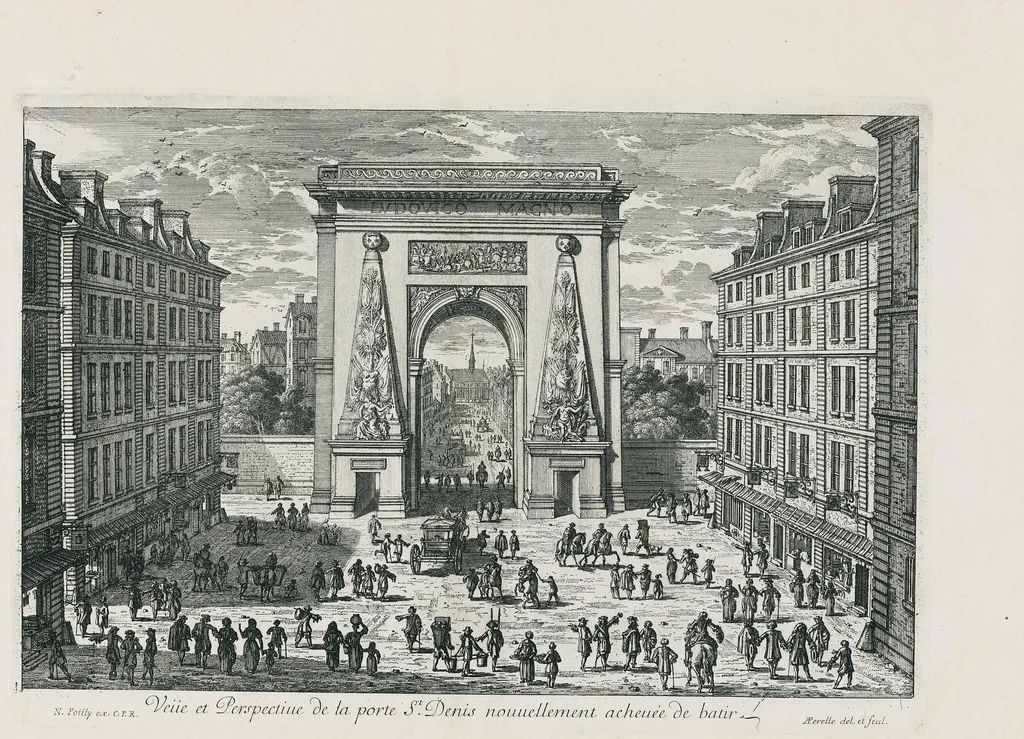 An illustration from [Perelle engravings of Paris, royal residences, chateaux of France with additional engravings by Silvestre and Aveline], 1640, leaf 106