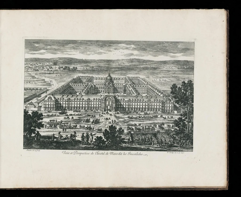An illustration from [Perelle engravings of Paris, royal residences, chateaux of France with additional engravings by Silvestre and Aveline], 1640, leaf 110