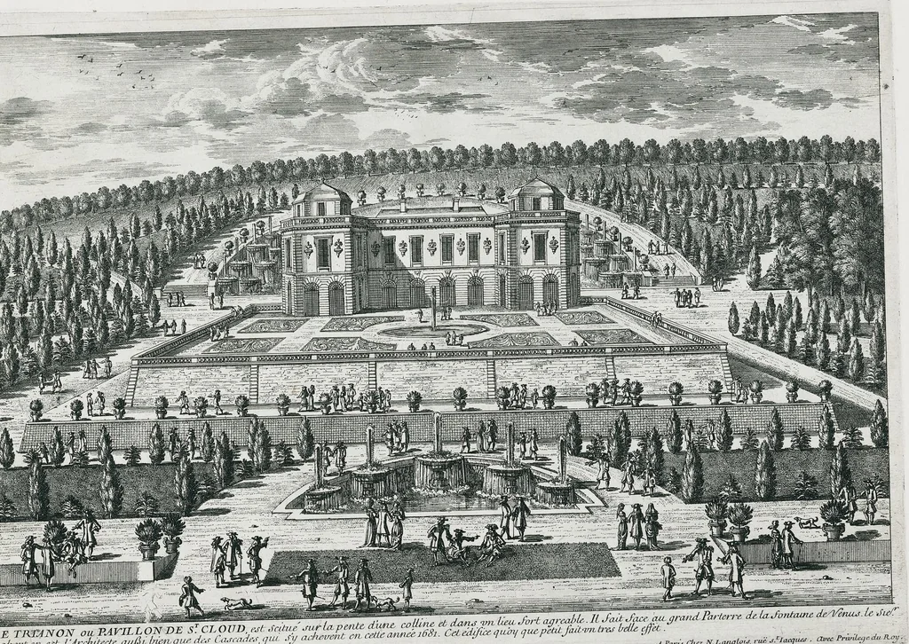 An illustration from [Perelle engravings of Paris, royal residences, chateaux of France with additional engravings by Silvestre and Aveline], 1640, leaf 14