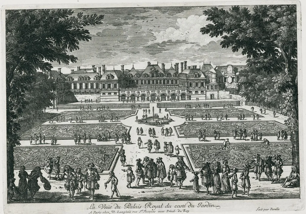 An illustration from [Perelle engravings of Paris, royal residences, chateaux of France with additional engravings by Silvestre and Aveline], 1640, leaf 22