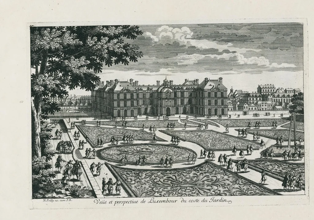 An illustration from [Perelle engravings of Paris, royal residences, chateaux of France with additional engravings by Silvestre and Aveline], 1640, leaf 30