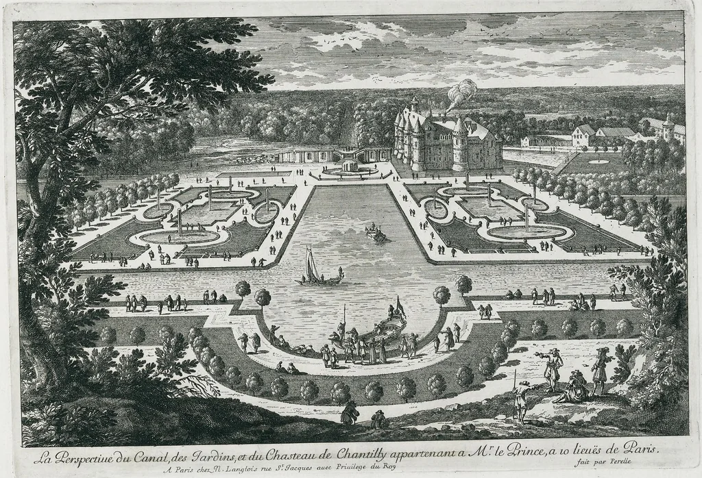 An illustration from [Perelle engravings of Paris, royal residences, chateaux of France with additional engravings by Silvestre and Aveline], 1640, leaf 60