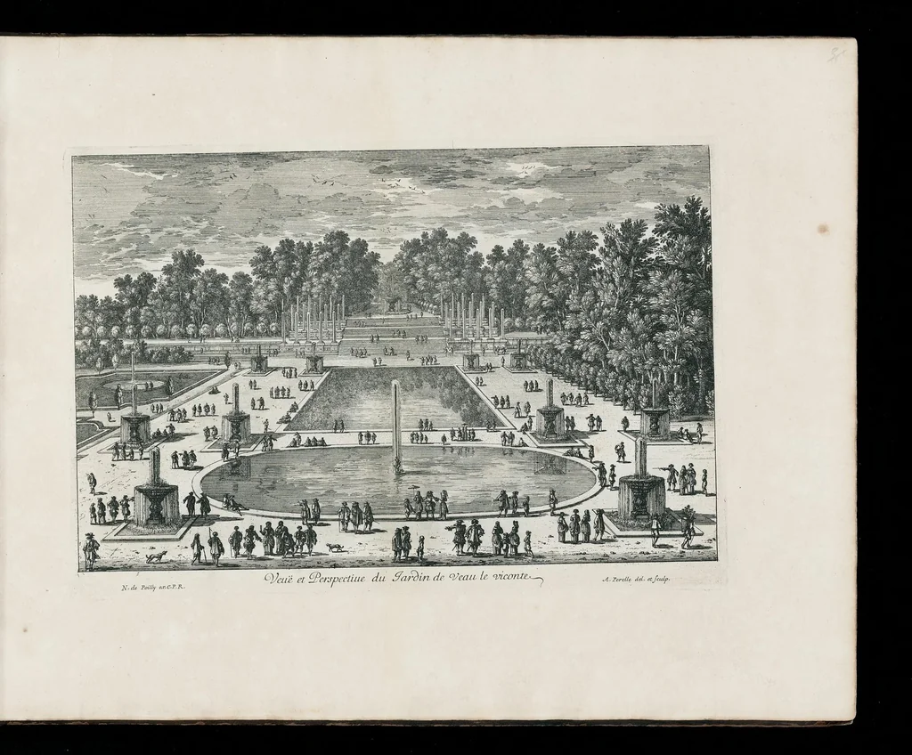 An illustration from [Perelle engravings of Paris, royal residences, chateaux of France with additional engravings by Silvestre and Aveline], 1640, leaf 70