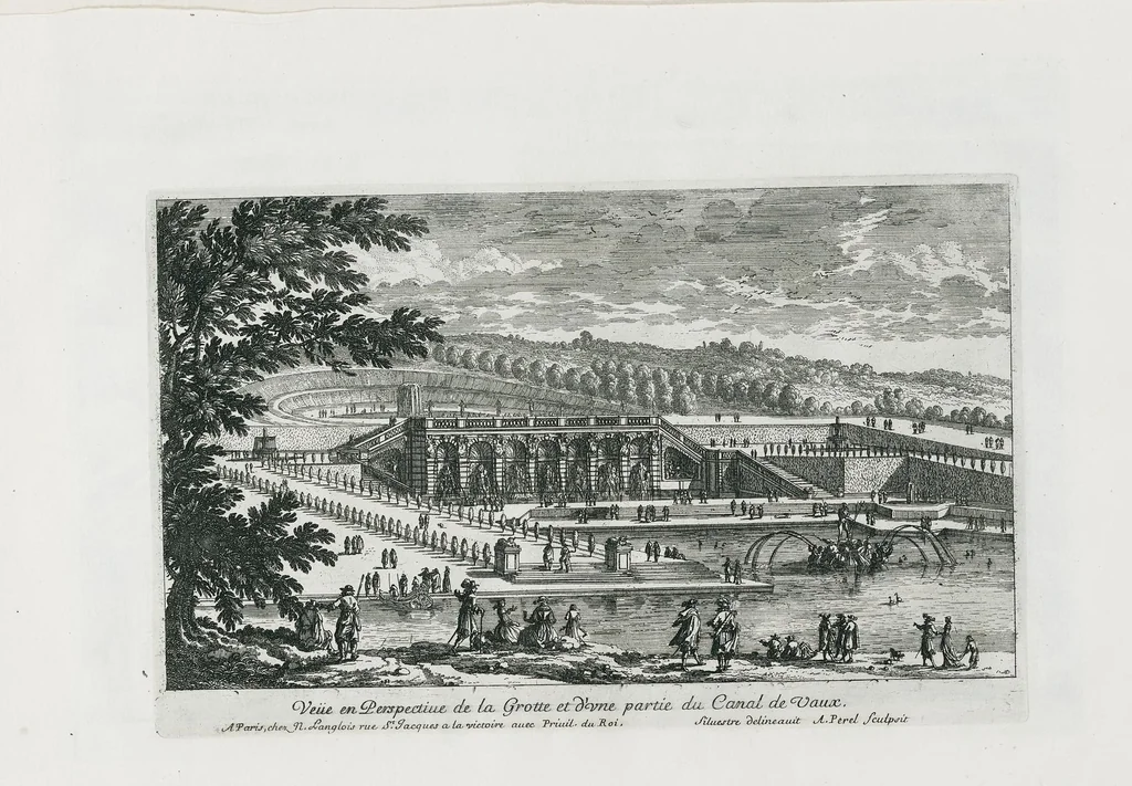 An illustration from [Perelle engravings of Paris, royal residences, chateaux of France with additional engravings by Silvestre and Aveline], 1640, leaf 74