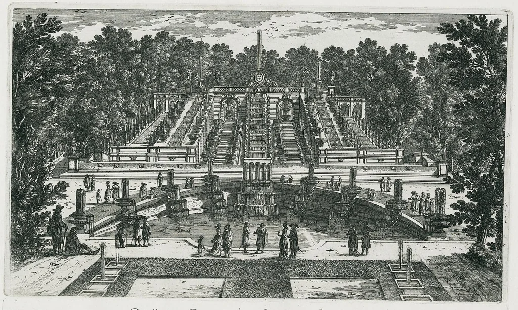 An illustration from [Perelle engravings of Paris, royal residences, chateaux of France with additional engravings by Silvestre and Aveline], 1640, leaf 8