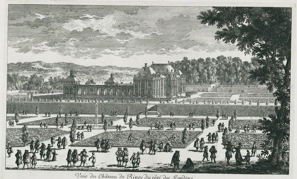 An illustration from [Perelle engravings of Paris, royal residences, chateaux of France with additional engravings by Silvestre and Aveline], 1640, leaf 80