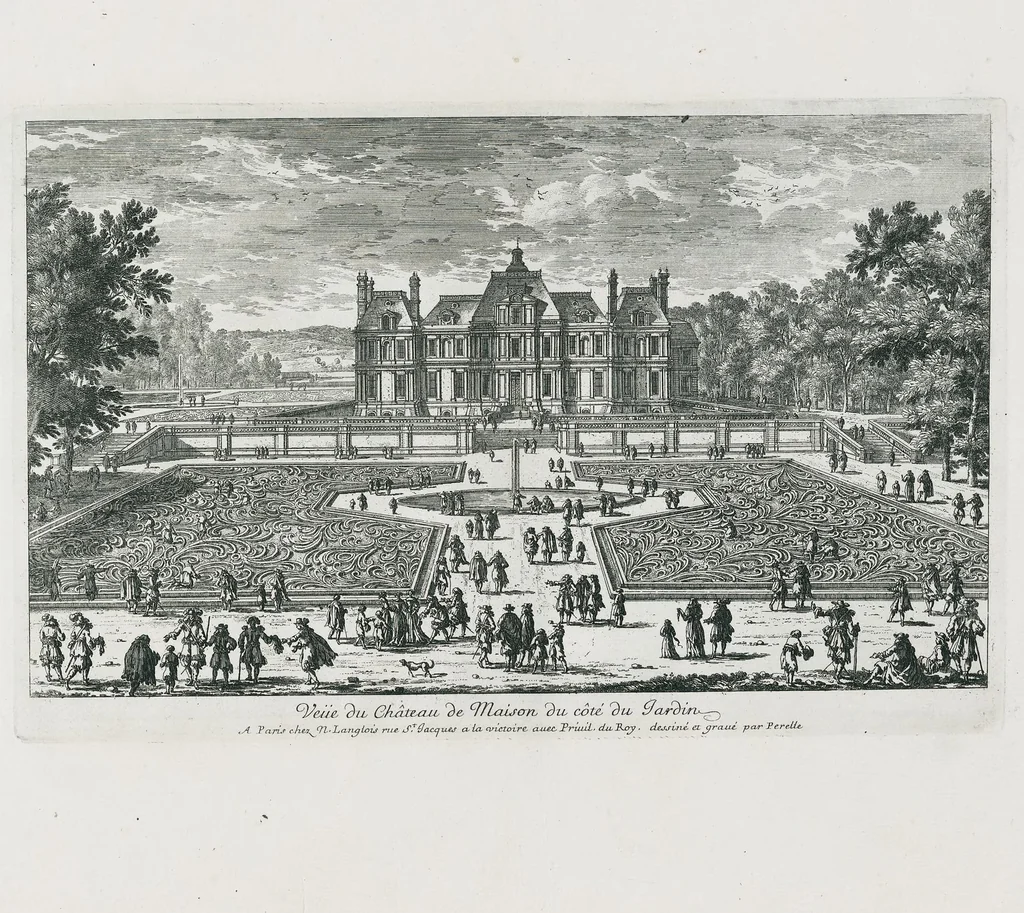 An illustration from [Perelle engravings of Paris, royal residences, chateaux of France with additional engravings by Silvestre and Aveline], 1640, leaf 86