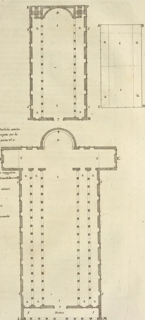 An illustration from Il Tempio Vaticano e sua origine : con gl'edifitii più cospicui, antichi e moderni, fatti dentro e fuori di esso, 1694, leaf 100