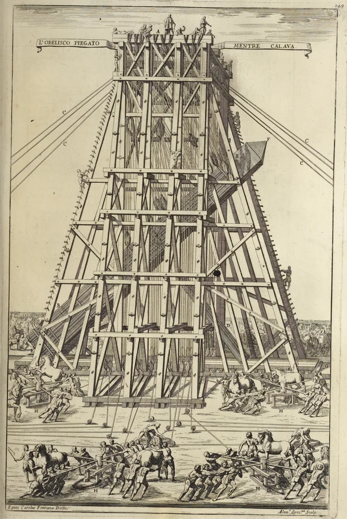 An illustration from Il Tempio Vaticano e sua origine : con gl'edifitii più cospicui, antichi e moderni, fatti dentro e fuori di esso, 1694, leaf 178