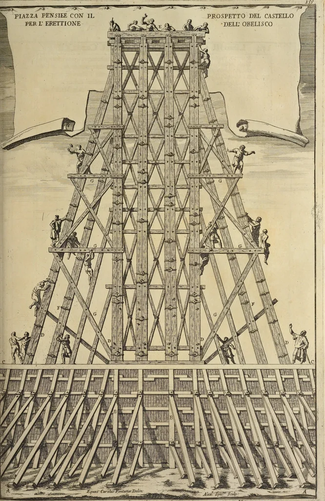 An illustration from Il Tempio Vaticano e sua origine : con gl'edifitii più cospicui, antichi e moderni, fatti dentro e fuori di esso, 1694, leaf 190