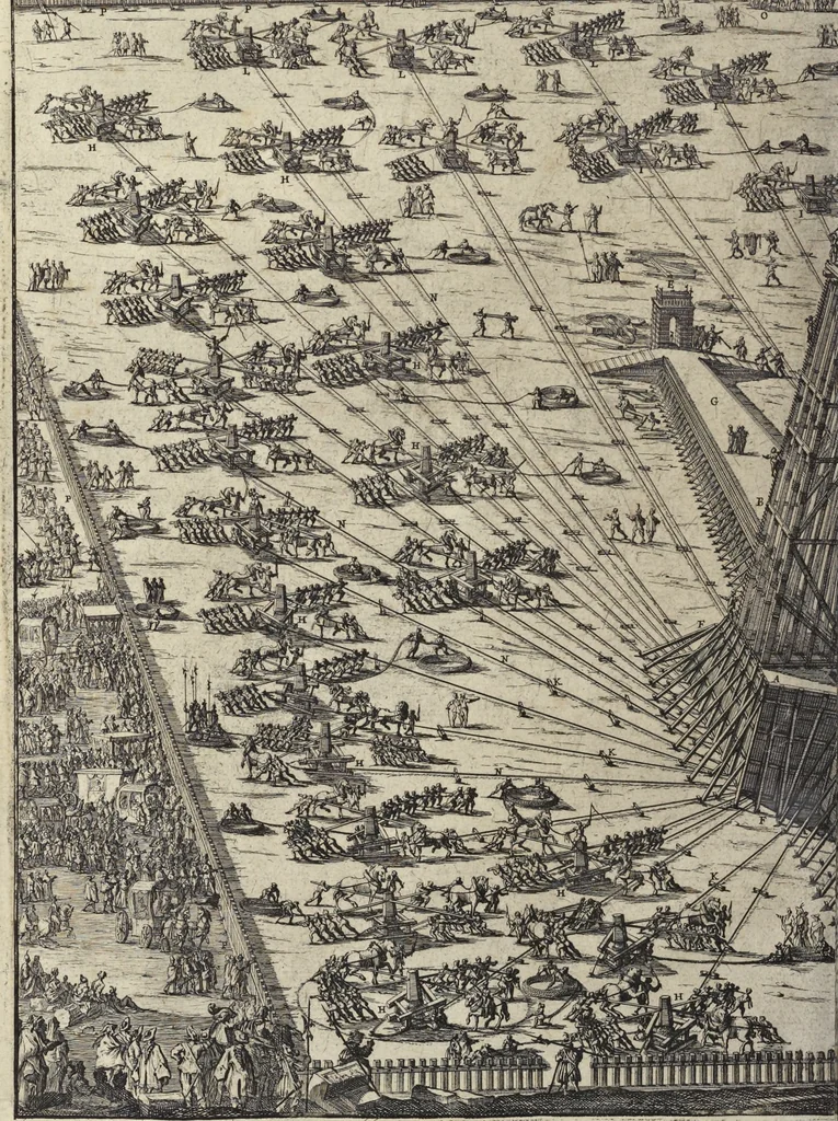 An illustration from Il Tempio Vaticano e sua origine : con gl'edifitii più cospicui, antichi e moderni, fatti dentro e fuori di esso, 1694, leaf 205