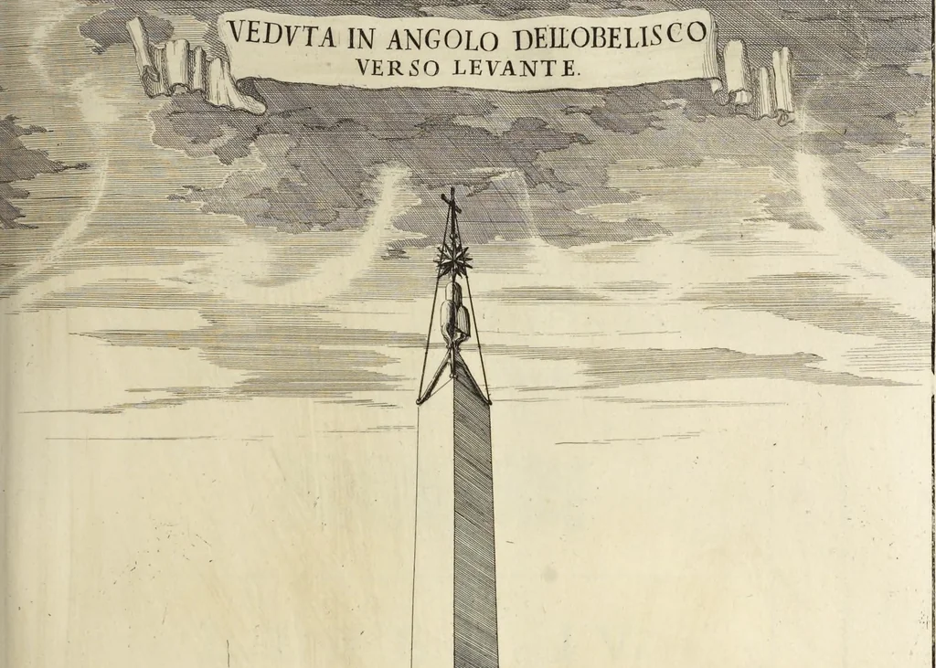 An illustration from Il Tempio Vaticano e sua origine : con gl'edifitii più cospicui, antichi e moderni, fatti dentro e fuori di esso, 1694, leaf 208