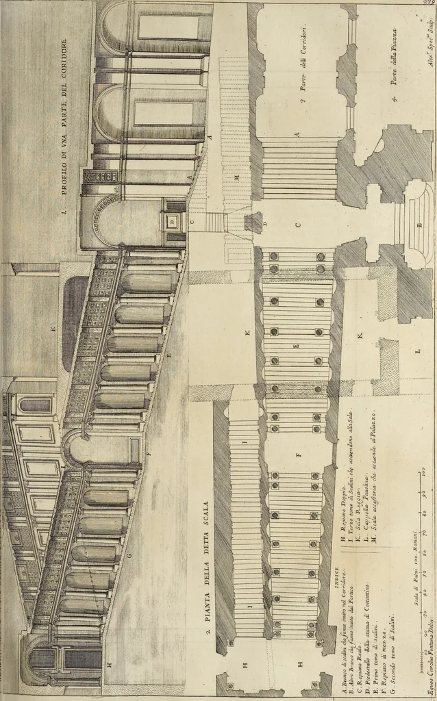 An illustration from Il Tempio Vaticano e sua origine : con gl'edifitii più cospicui, antichi e moderni, fatti dentro e fuori di esso, 1694, leaf 270