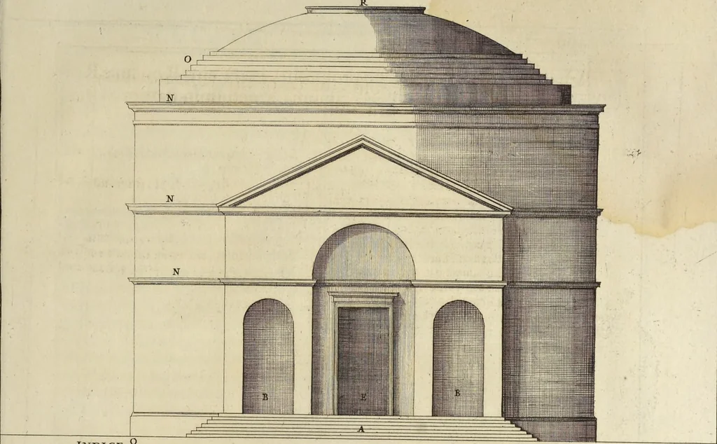 An illustration from Il Tempio Vaticano e sua origine : con gl'edifitii più cospicui, antichi e moderni, fatti dentro e fuori di esso, 1694, leaf 490