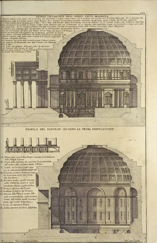 An illustration from Il Tempio Vaticano e sua origine : con gl'edifitii più cospicui, antichi e moderni, fatti dentro e fuori di esso, 1694, leaf 500