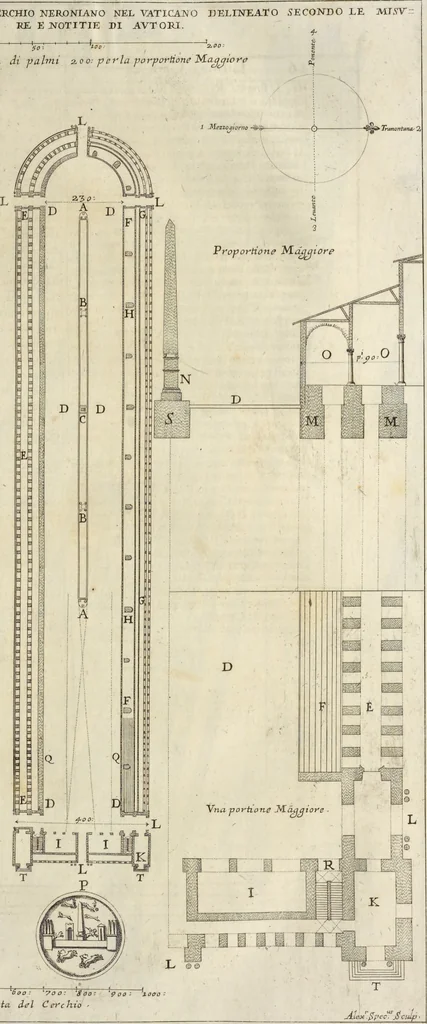 An illustration from Il Tempio Vaticano e sua origine : con gl'edifitii più cospicui, antichi e moderni, fatti dentro e fuori di esso, 1694, leaf 62