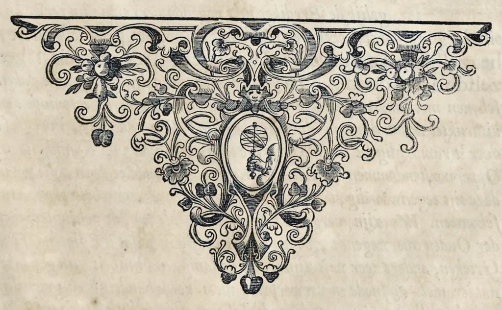 An illustration from Toonneel van China, door veel, zo geestelijke als weereltlijke geheugteekenen, verscheide vertoningen van de natuur en kunst, en blijken van veel andere gedenkwaerdige dingen, geopent en verheerlykt : nieuwelijks door d'E. Vader Athanasius Kircherus ... in't Latyn beschreven, en van J. H. Glazemaker vertaalt ; met een groot getal van kunstige kopere platen verçiert, 1668, leaf 208