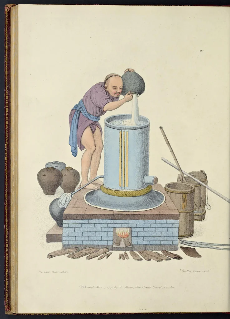 An illustration from The costume of China : illustrated by sixty engravings : with explanations in English and French, 1800, leaf 111