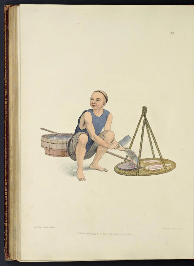 An illustration from The costume of China : illustrated by sixty engravings : with explanations in English and French, 1800, leaf 171