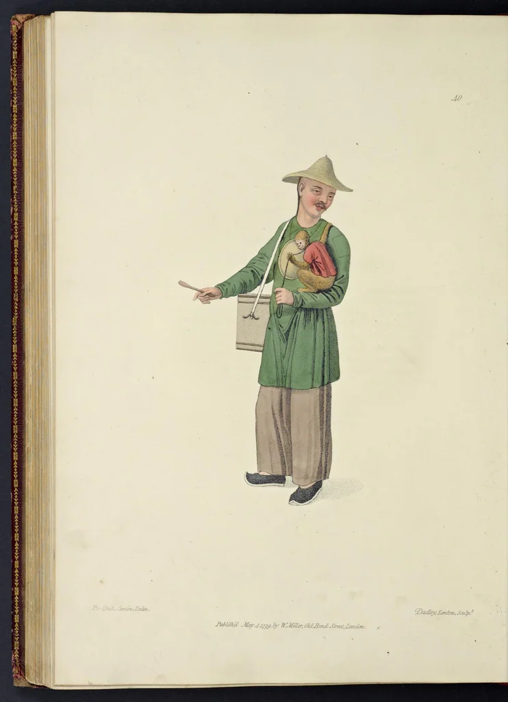 An illustration from The costume of China : illustrated by sixty engravings : with explanations in English and French, 1800, leaf 175
