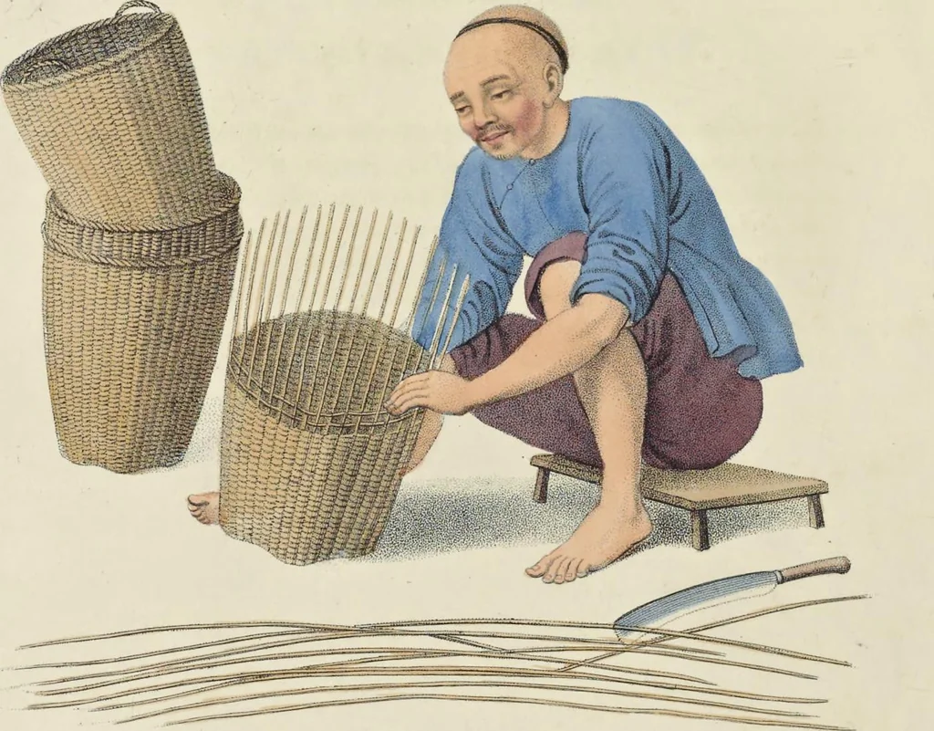 An illustration from The costume of China : illustrated by sixty engravings : with explanations in English and French, 1800, leaf 211