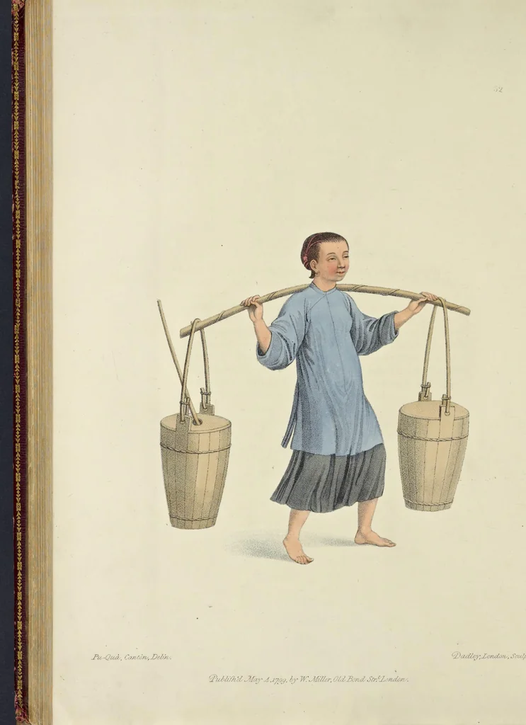An illustration from The costume of China : illustrated by sixty engravings : with explanations in English and French, 1800, leaf 223