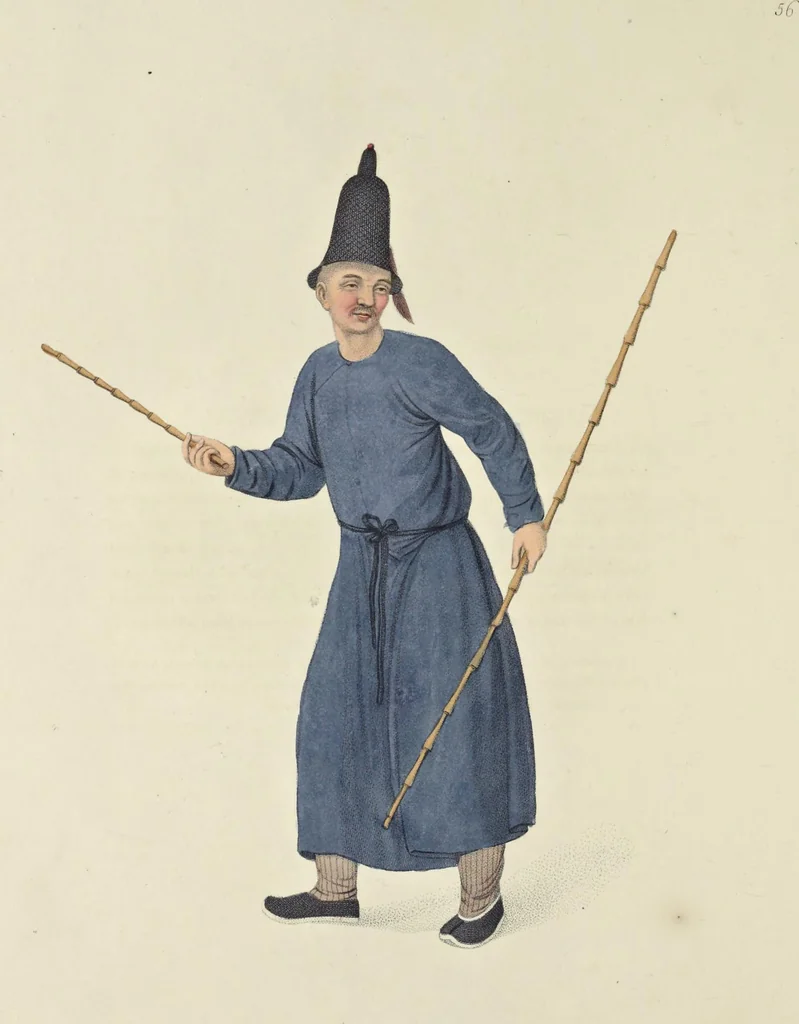 An illustration from The costume of China : illustrated by sixty engravings : with explanations in English and French, 1800, leaf 239
