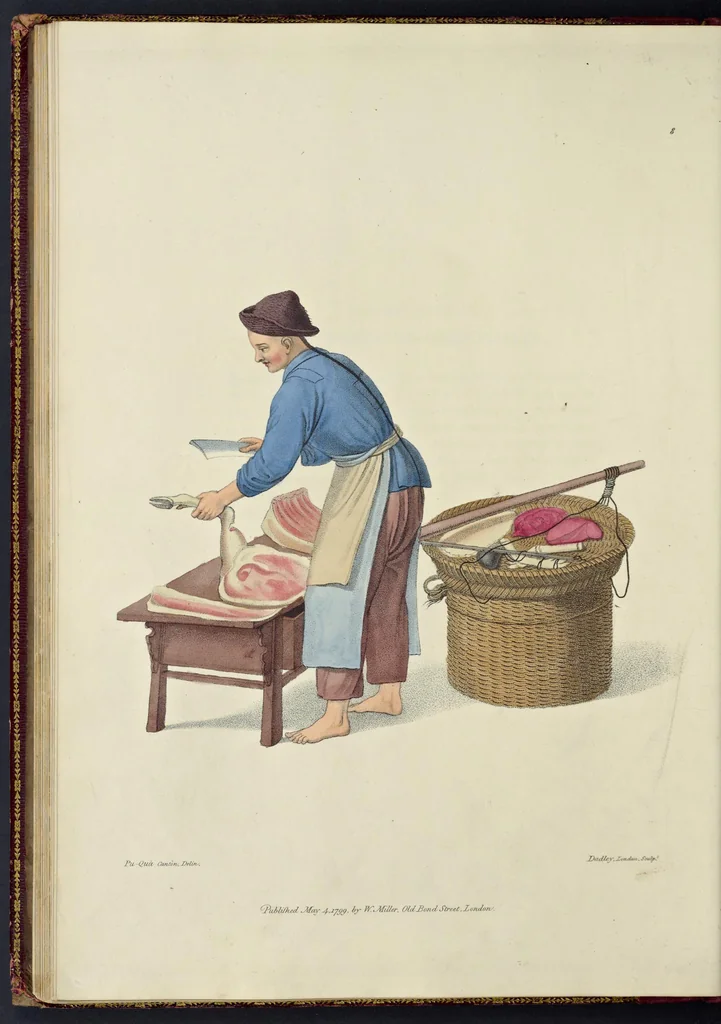 An illustration from The costume of China : illustrated by sixty engravings : with explanations in English and French, 1800, leaf 47