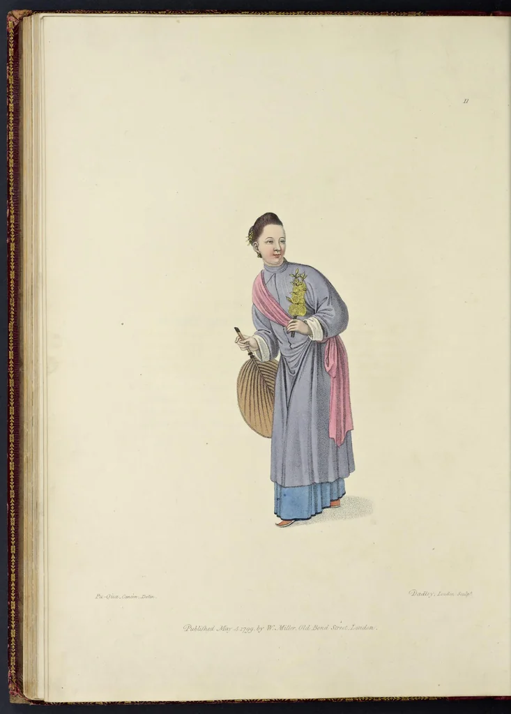 An illustration from The costume of China : illustrated by sixty engravings : with explanations in English and French, 1800, leaf 59