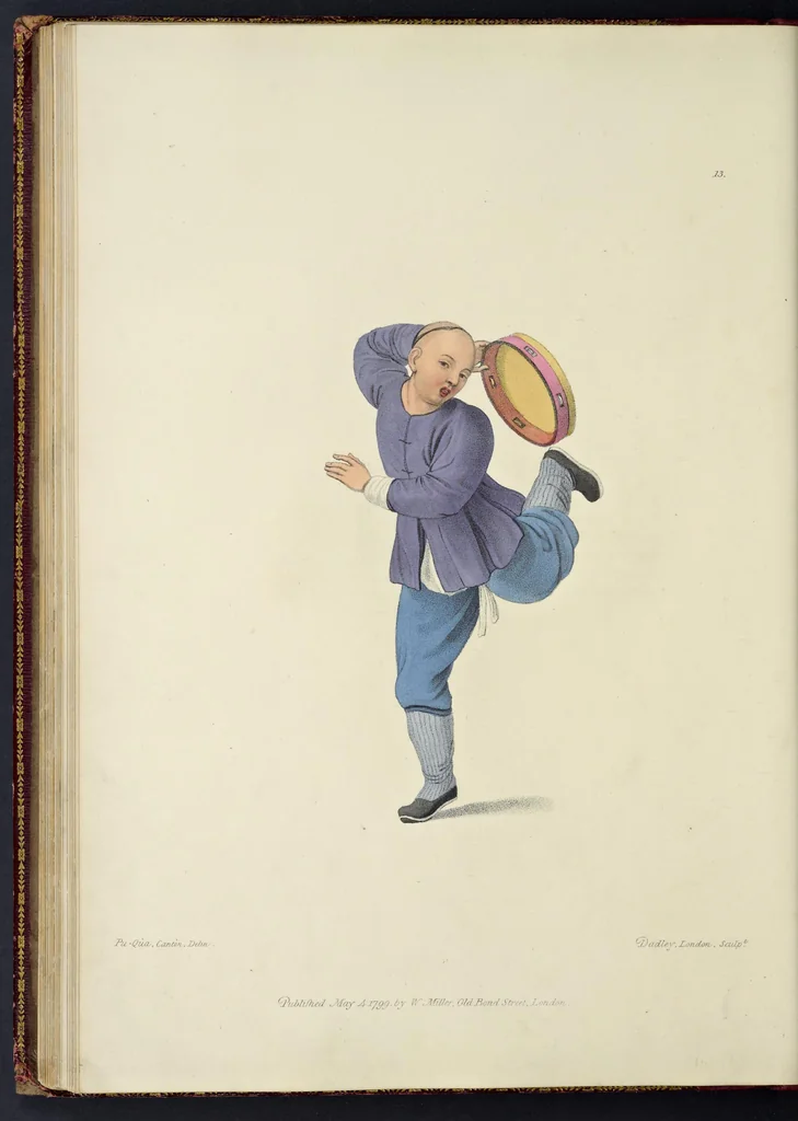 An illustration from The costume of China : illustrated by sixty engravings : with explanations in English and French, 1800, leaf 67