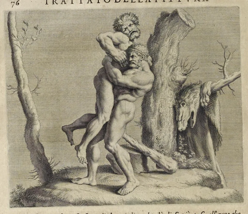 An illustration from Trattato della pittvra di Lionardo da Vinci, nouamente dato in luce, con la vita dell'istesso autore, scritta da Rafaelle dv Fresne. Si sono giunti i tre libri della pittura, & il trattato della statua di Leon Battista Alberti, con la vita del medesimo, 1651, leaf 101
