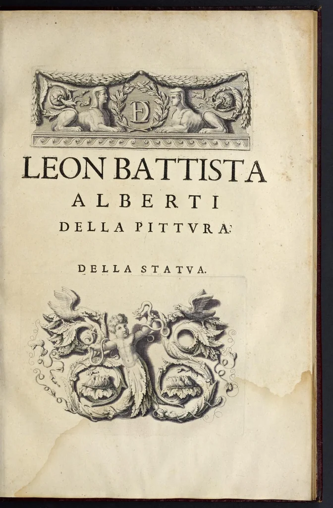 An illustration from Trattato della pittvra di Lionardo da Vinci, nouamente dato in luce, con la vita dell'istesso autore, scritta da Rafaelle dv Fresne. Si sono giunti i tre libri della pittura, & il trattato della statua di Leon Battista Alberti, con la vita del medesimo, 1651, leaf 154