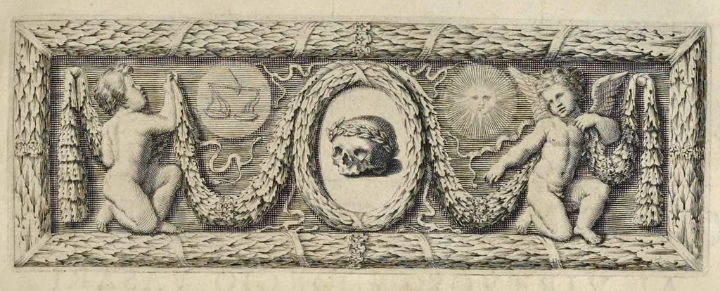 An illustration from Trattato della pittvra di Lionardo da Vinci, nouamente dato in luce, con la vita dell'istesso autore, scritta da Rafaelle dv Fresne. Si sono giunti i tre libri della pittura, & il trattato della statua di Leon Battista Alberti, con la vita del medesimo, 1651, leaf 168