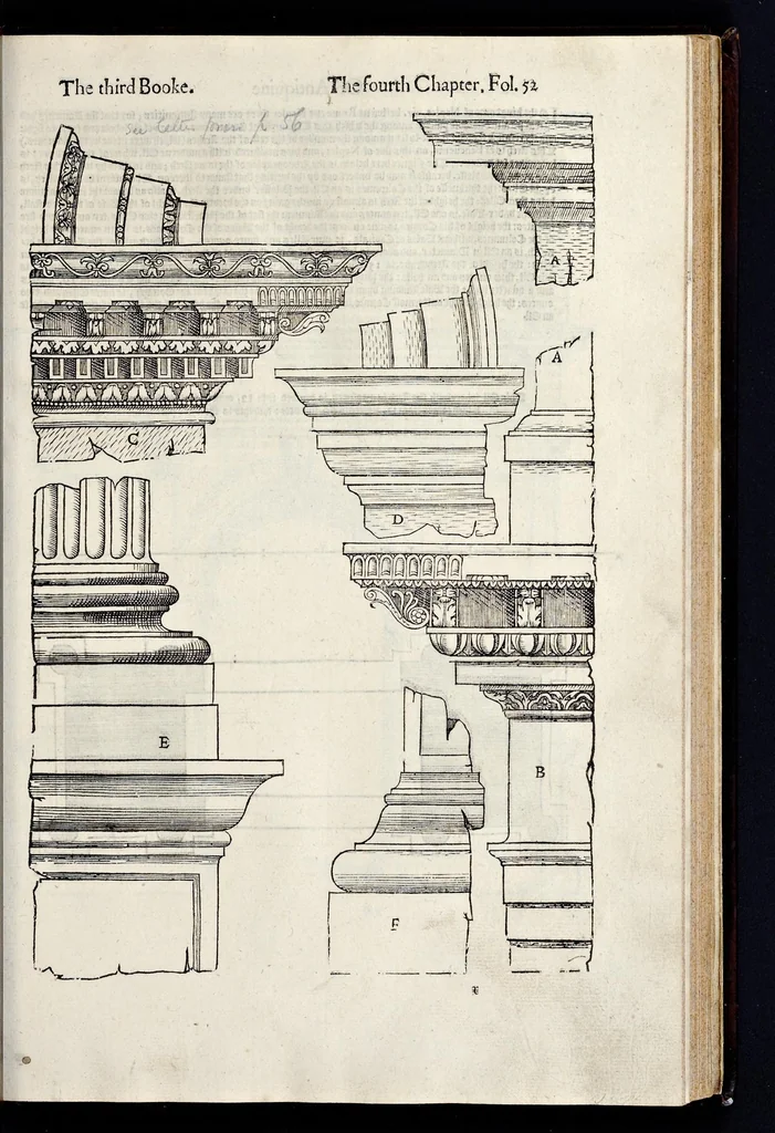 An illustration from The first [-fift] booke of architecture, 1611, leaf 198