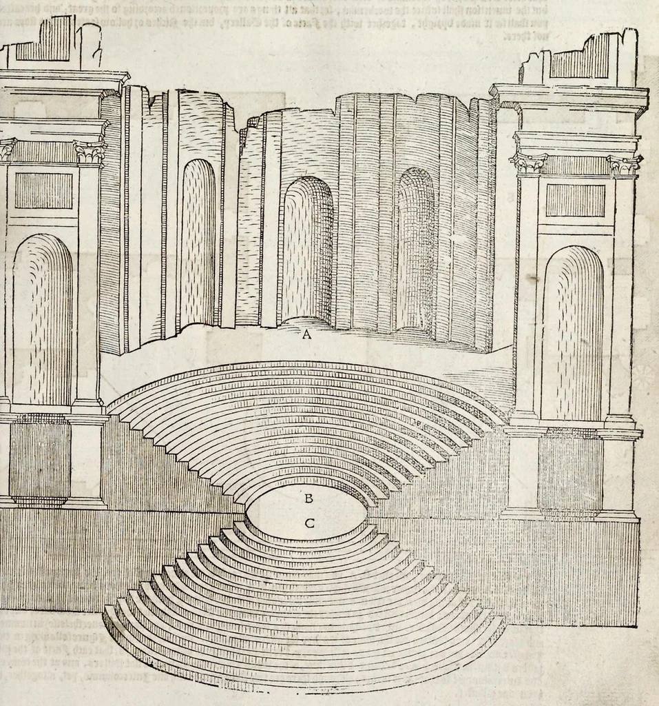 An illustration from The first [-fift] booke of architecture, 1611, leaf 232